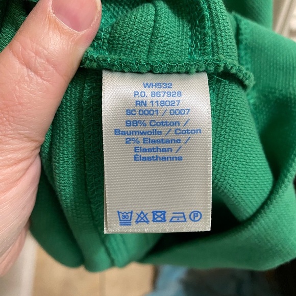 BODEN Libby Ponte Jersey Green Dress Women 10R A-Line Cotton-Blend Stretch - Picture 11 of 13